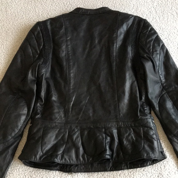 Closed Oakes leather moto jacket S - Picture 12 of 16
